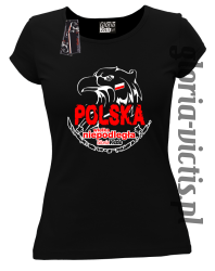 Polska Wielka Niepodległa - Koszulka damska - czarny