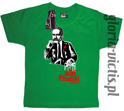 The Józef Piłsudski Modern Style - koszulka dziecięca - zielona