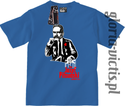 The Józef Piłsudski Modern Style - koszulka dziecięca - niebieska