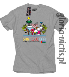 San Escobar Diplomatic Country - Koszulka męska - melanż