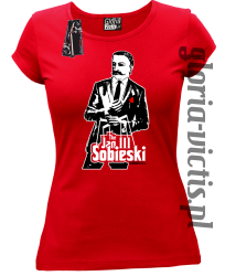 The Jan III Sobieski Modern Style - Koszulka damska - czerwona