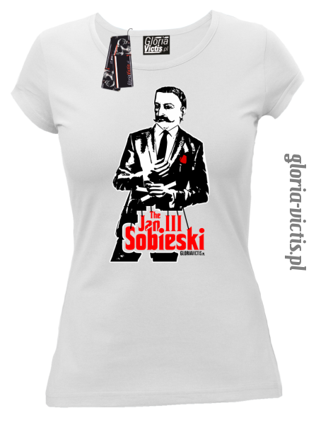 The Jan III Sobieski Modern Style - Koszulka damska - biała