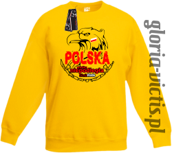Polska Wielka Niepodległa - Bluza dziecięca Standard bez kaptura - żółta