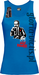 The Józef Piłsudski Modern Style - Top damski - niebieski