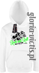 Rock and Roll Bike Ride EST 1765 - Bluza dziecięca z kapturem - biały