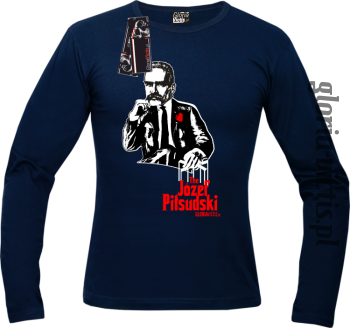 The Józef Piłsudski Modern Style - longsleeve męski