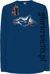 F16 Mission One - Longsleeve dziecięcy niebieski