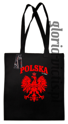 POLSKA herb Polski standard - Torba EKO - czarny