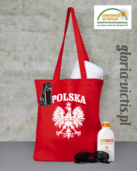 POLSKA herb Polski standard - Torba EKO