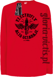 Electrifly Alto Octanaje - Longsleeve dziecięcy czerwona 