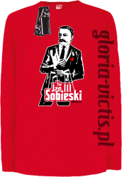 The Jan III Sobieski Modern Style - Longsleeve dziecięcy - czerwony