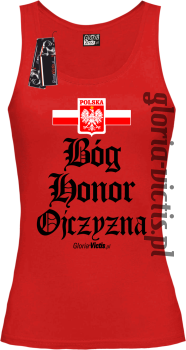 Bóg Honor Ojczyzna - Top damski 