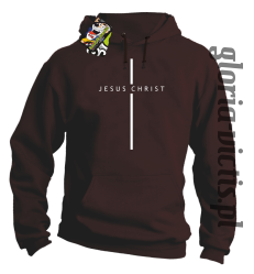 Jesus Christ - bluza męska z brązowa