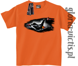 F16 Mission One - Koszulka dziecięca pomarańcz 