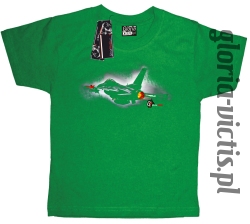 F16 Mission One - Koszulka dziecięca zielona 