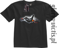 F16 Mission One - Koszulka dziecięca czarna 