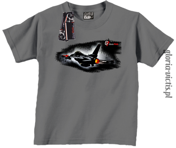F16 Mission One - Koszulka dziecięca szara 