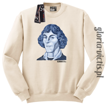 Mikołaj Kopernik Money Design - Bluza męska standard bez kaptura 