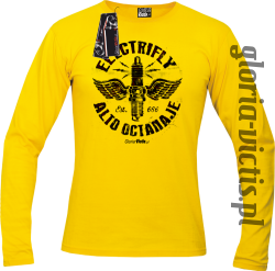 Electrifly Alto Octanaje - Longsleeve męski żółty 