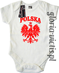 POLSKA herb Polski standard - Body dziecięce krótki rękawek