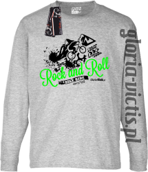 Rock and Roll Bike Ride EST 1765 - Longsleeve dziecięcy - melanż