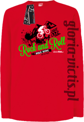 Rock and Roll Bike Ride EST 1765 - Longsleeve dziecięcy - czerwony