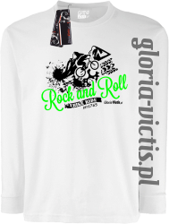 Rock and Roll Bike Ride EST 1765 - Longsleeve dziecięcy - biały