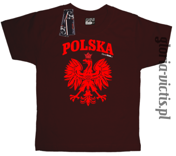 POLSKA herb Polski standard - Koszulka dziecięca