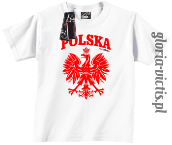 POLSKA herb Polski standard - Koszulka dziecięca