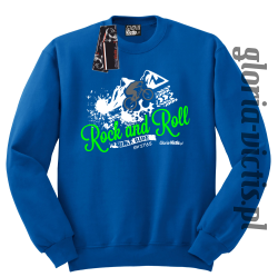Rock and Roll Bike Ride EST 1765 - Bluza męska Standard bez kaptura - niebieski