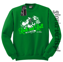 Rock and Roll Bike Ride EST 1765 - Bluza męska Standard bez kaptura - zielona