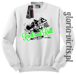 Rock and Roll Bike Ride EST 1765 - Bluza męska Standard bez kaptura - biała