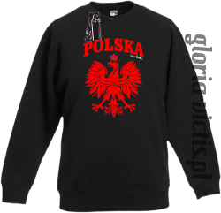 POLSKA herb Polski standard - bluza dziecięca standard - czarny