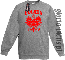POLSKA herb Polski standard - bluza dziecięca standard - melanż