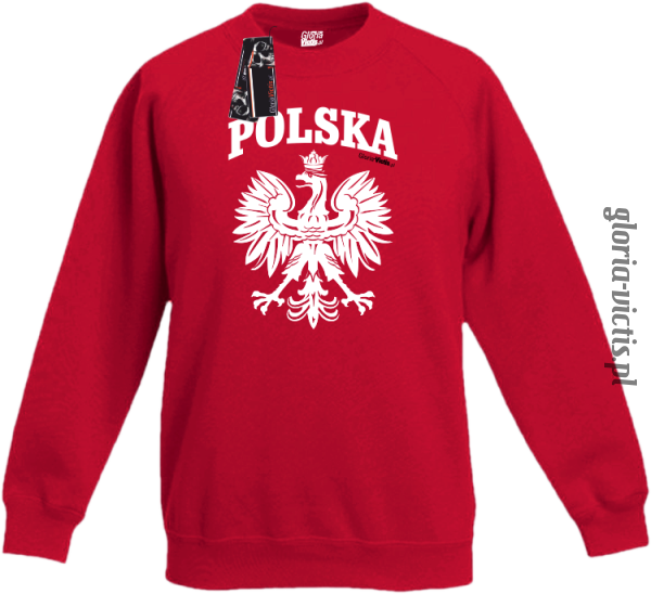 POLSKA herb Polski standard - bluza dziecięca standard - czerwony