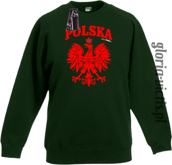 POLSKA herb Polski standard - bluza dziecięca standard