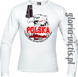 Polska Wielka Niepodległa - Longsleeve męski - biały