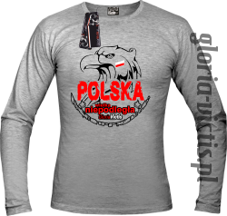 Polska Wielka Niepodległa - Longsleeve męski - melanż