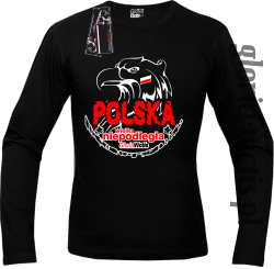 Polska Wielka Niepodległa - Longsleeve męski - czarny