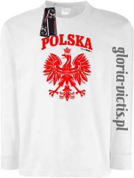 POLSKA herb Polski standard - Longsleeve dziecięcy