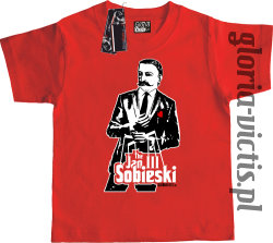The Jan III Sobieski Modern Style - Koszulka dziecięca - czerwona