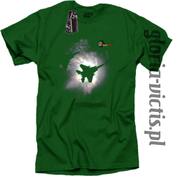 ExtraX Gloria Airplane Attack - Koszulka męska zielona 