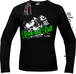 Rock and Roll Bike Ride EST 1765 - Longsleeve męski - czarny