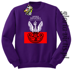 Armia Krajowa - Tradycja Narodowa Bluza męska fioletowa