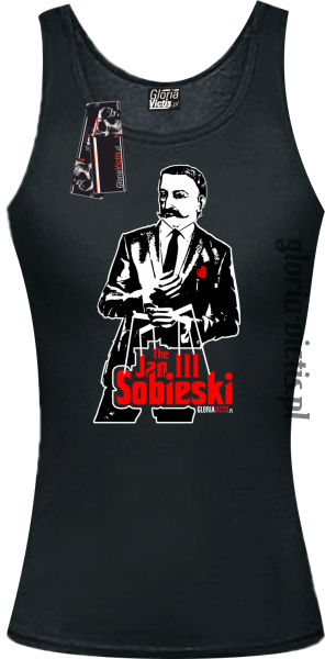 The Jan III Sobieski Modern Style - Top damski - czarny