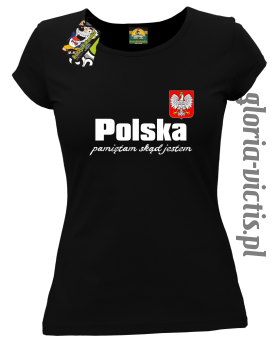 Polska Pamiętam skąd jestem - Koszulka damska