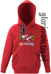 San Escobar Diplomatic Country - Bluza dziecięca z kapturem - czerwony