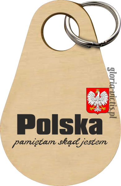 Polska Pamiętam skąd jestem - Breloczek