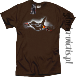 F16 Mission One - Koszulka męska brąz 