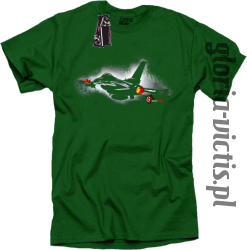 F16 Mission One - Koszulka męska zielona 